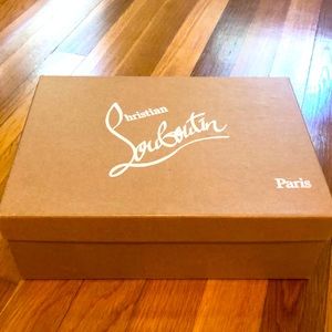 Size 5 black Christian Louboutin